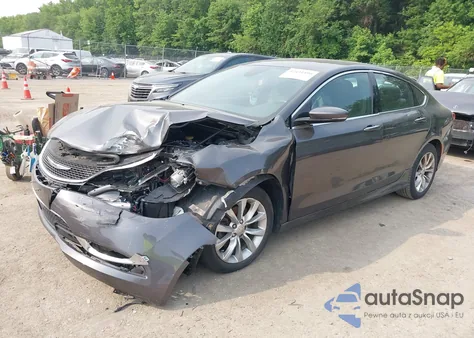 2015 Chrysler 200 C из США, поврежденный, VIN 1C3CCCCB0FN613349